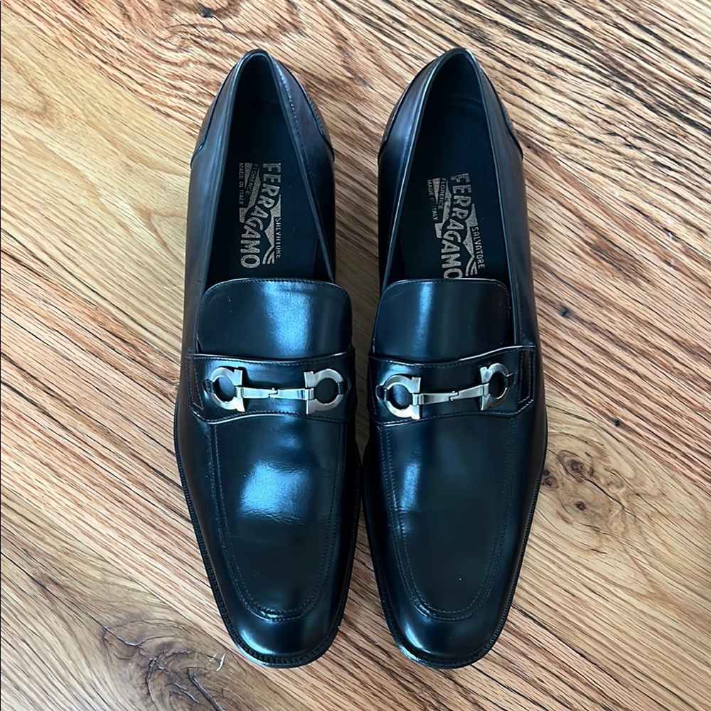 Salvatore Ferragamo Men's Black Loafers